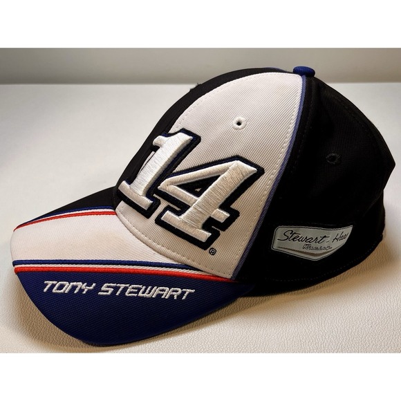 Tony Stewart #14 NASCAR Racing Hat Chase Authentics Mobil 1 Cap - Picture 2 of 8